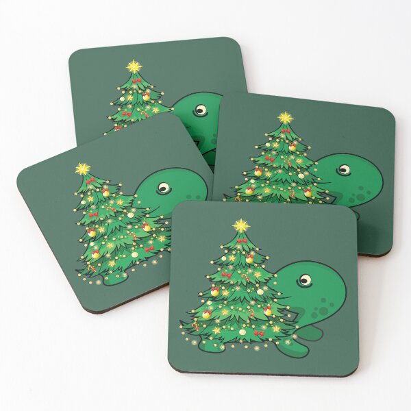 Artikelvorschau, Turtle holding a Christmas tree  entworfen und verkauft von Donutlovers.