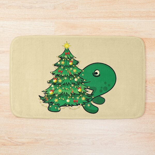 Artikelvorschau, Turtle holding a Christmas tree  entworfen und verkauft von Donutlovers.