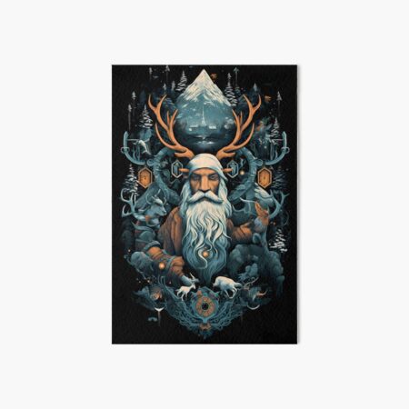 Odin's Wisdom - Realm of All-Father, the Norse God Sticker for Sale by  KamilMalinowski