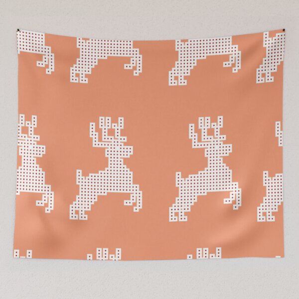 Item preview, Deer in Jacquard - Seamless Deer Vector Pattern designed and sold by ysa-pattern.