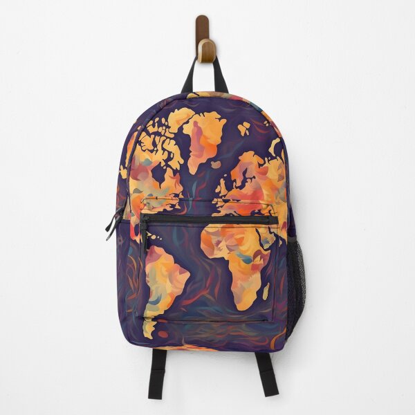 Item preview, Trippy Map of the World designed and sold by PixlMasterpiece.