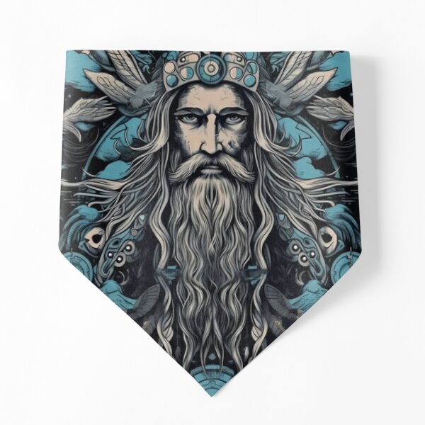 Odin's Wisdom - Realm of All-Father, the Norse God Sticker for Sale by  KamilMalinowski