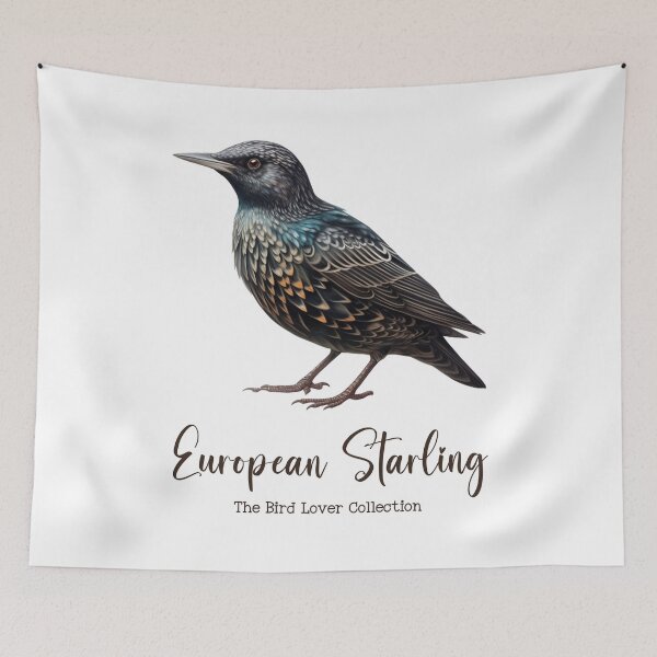 Item preview, European Starling - The Bird Lover Collection designed and sold by GoodOldVintage.