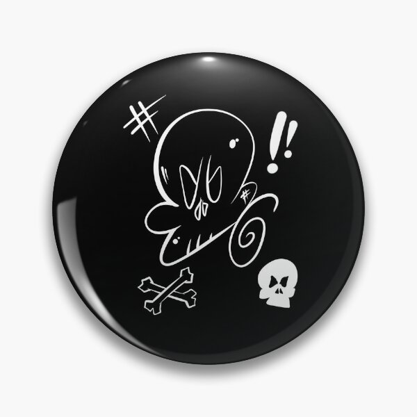 Item preview, Angry skull white designed and sold by Bertan-.