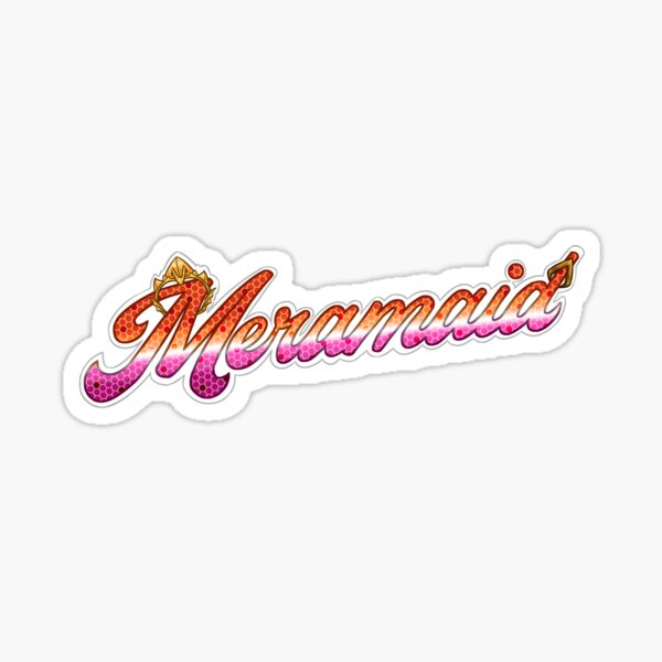 Lesbian Meramaid (Aqua Style) Sticker