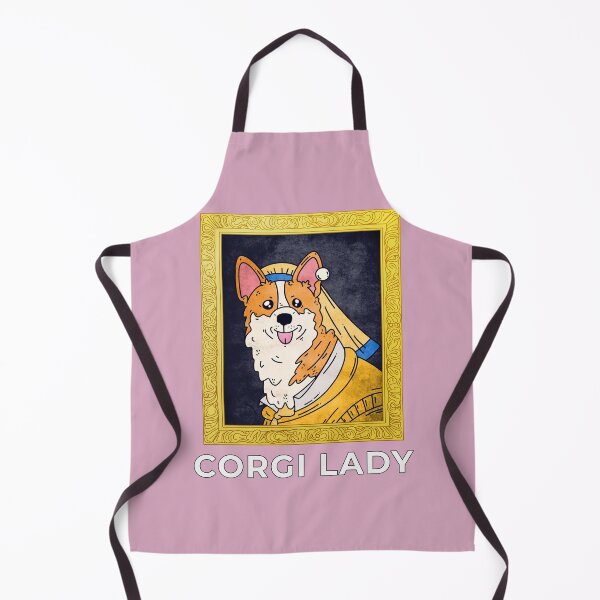 Item preview, Funny Corgi Lady Colorful Portrait Dog Painting  designed and sold by Winter--Flowers.