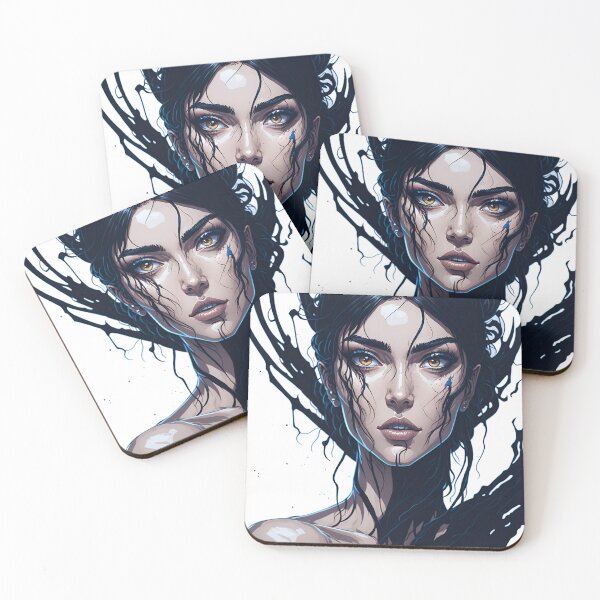 Item preview, Beautiful woman color paint splash. designed and sold by Amorndetch.