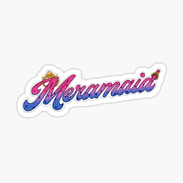 Bisexual Meramaid (Aqua Style) Sticker