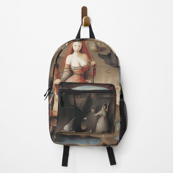 Item preview, A twisted landscape in Hell with Demons and Fallen angels after Hieronymus Bosch designed and sold by Vintage Designs +.