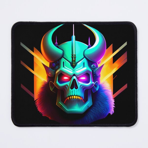 Item preview, Epic Robotic Skull Turquoise - Digital Art (Design with Transparent Background) ≧◠‿◠≦✌ designed and sold by Gothicpower.