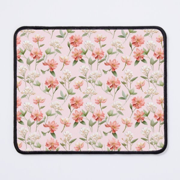 Item preview, Pink floral pattern designed and sold by florallover444.