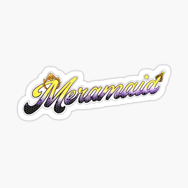 Nonbinary Meramaid (Aqua Style) Sticker