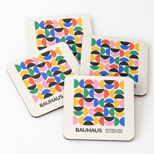 Item preview, Bauhaus Semi Circles Pattern Colorful designed and sold by ahumbleconcept.
