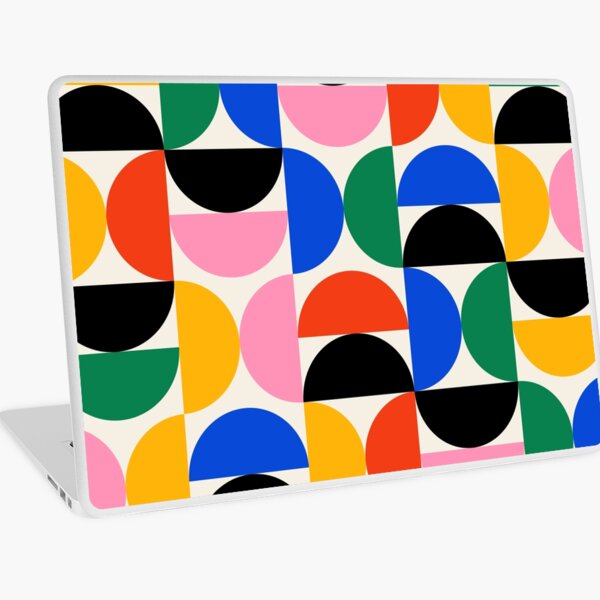 Item preview, Bauhaus Semi Circles Pattern Colorful designed and sold by ahumbleconcept.