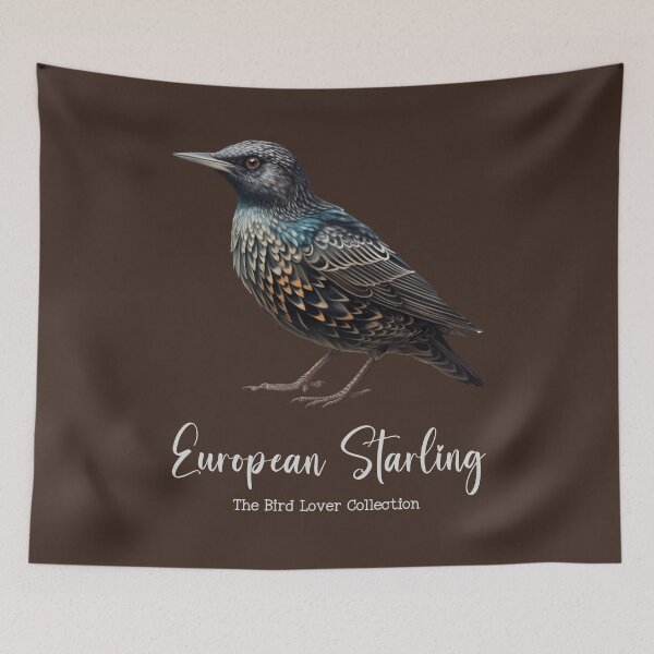 Item preview, European Starling - The Bird Lover Collection designed and sold by GoodOldVintage.