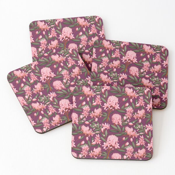 Item preview, Pink floral pattern  designed and sold by florallover444.