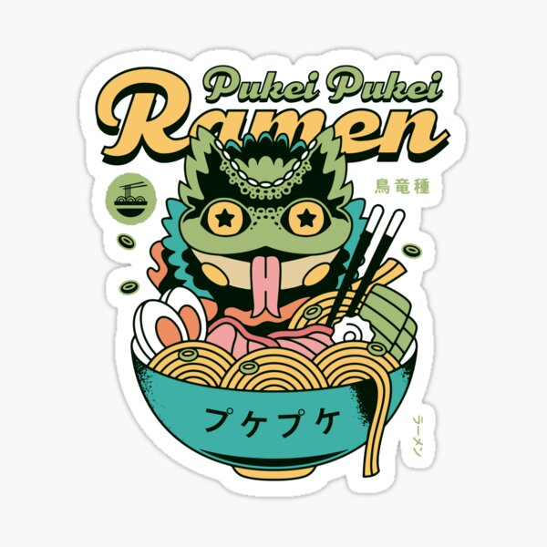 Vista previa del artículo con la obra «pukei pukei ramen», diseñado y vendido por Lagelantee.