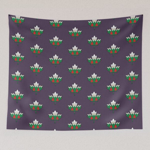Item preview, Christmas in Canada on maple leaf  designed and sold by Donutlovers.