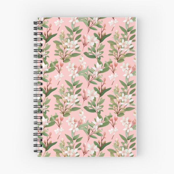 Item preview, Pink floral pattern  designed and sold by florallover444.