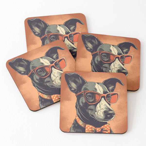 Item preview, Retro Dog with Bowtie designed and sold by RetroAnimals.
