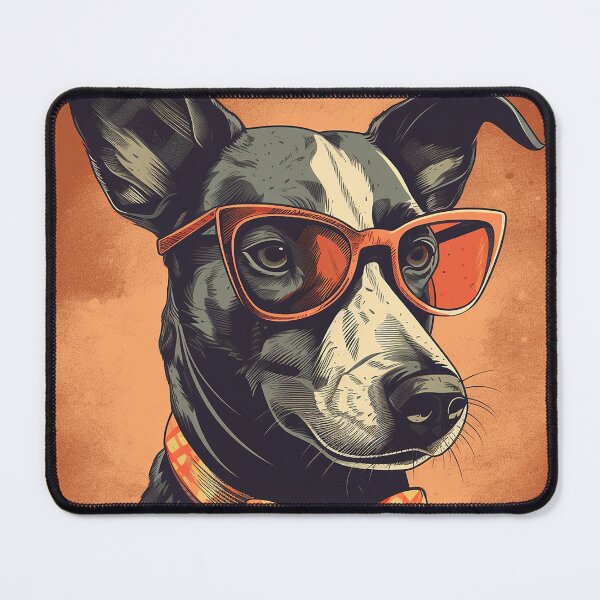 Item preview, Retro Dog with Bowtie designed and sold by RetroAnimals.