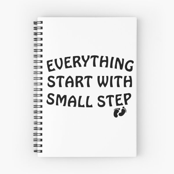 Item preview, Everything Start With Small Step Sticker designed and sold by Uryummypie.