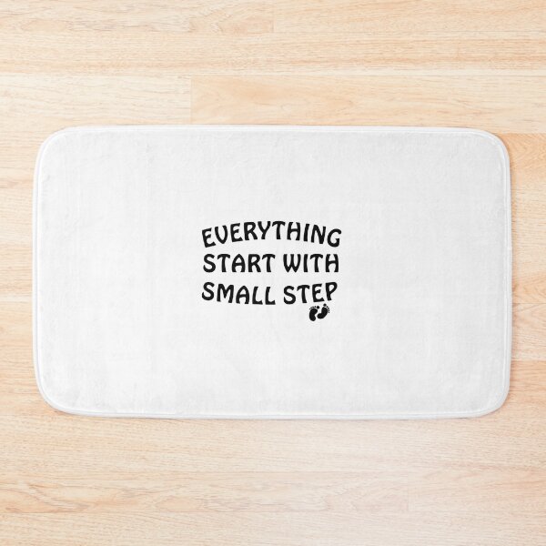 Item preview, Everything Start With Small Step Sticker designed and sold by Uryummypie.