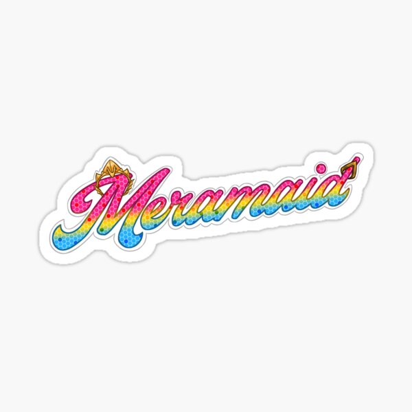 Pansexual Meramaid (Aqua Style) Sticker