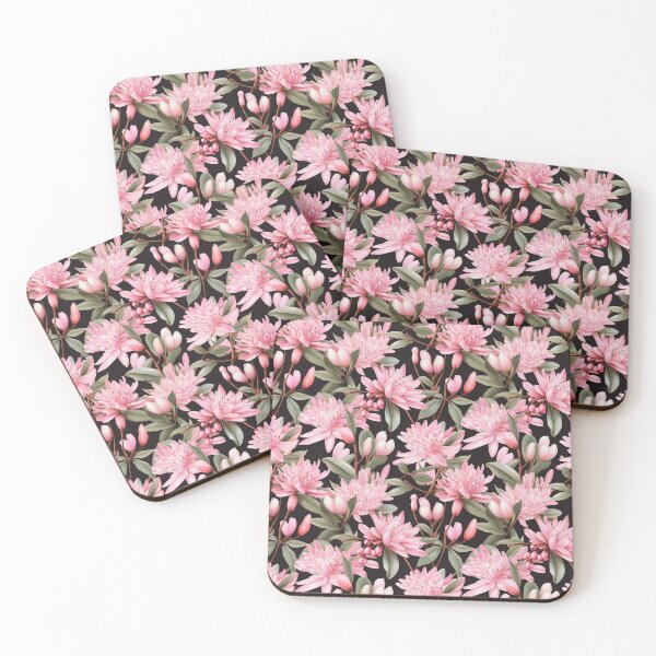 Item preview, Pink floral pattern  designed and sold by florallover444.