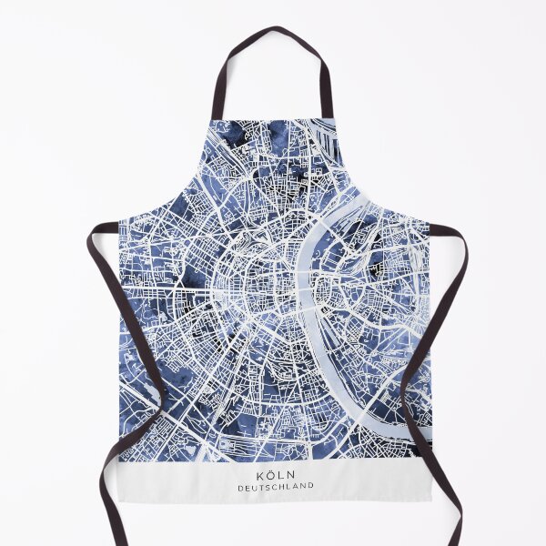 Item preview, Cologne Germany City Map designed and sold by ArtPrints.