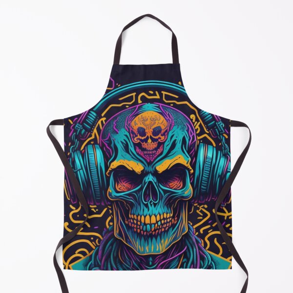 Item preview, Vibrant Beats: Colorful Skull with Headphones designed and sold by Angelle55.