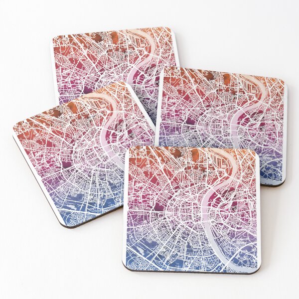 Item preview, Cologne Germany City Map designed and sold by ArtPrints.