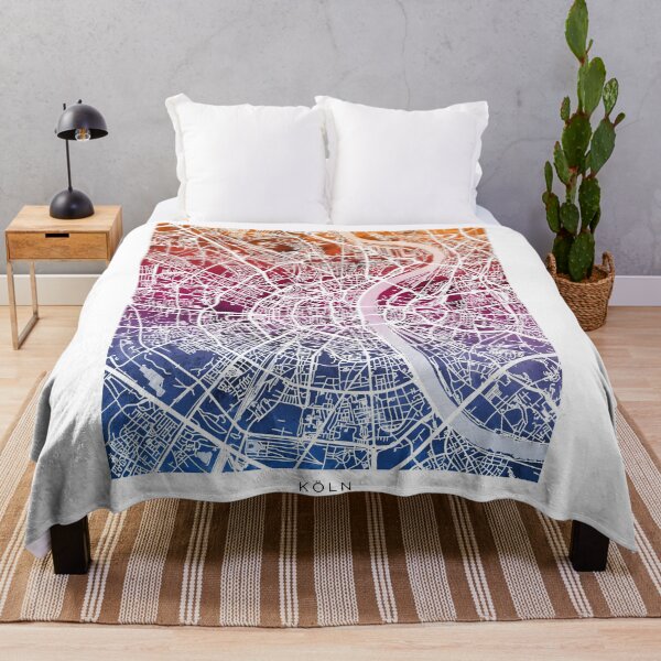 Item preview, Cologne Germany City Map designed and sold by ArtPrints.