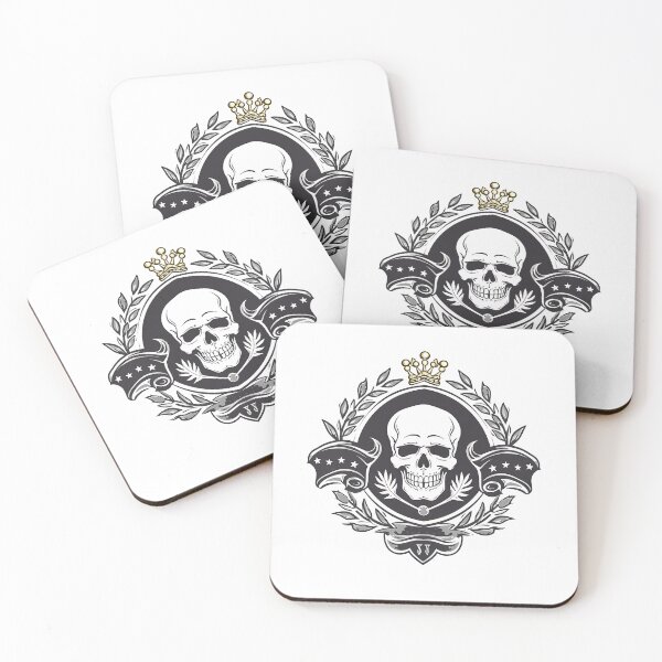 Item preview, Skull and Laurels designed and sold by CoutureCrypt.