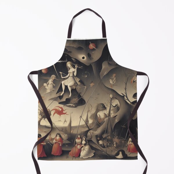 Item preview,  A twisted landscape in Hell with Demons and Fallen angels after Hieronymus Bosch designed and sold by Vintage Designs +.