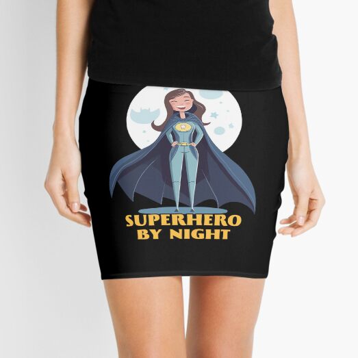 Periodontist by Day - Superhero by Night Mini Skirt