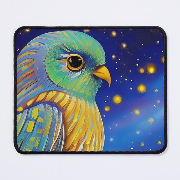 Item preview, Colourful Star Owl impasto, Ai Generated Art  designed and sold by ACC .