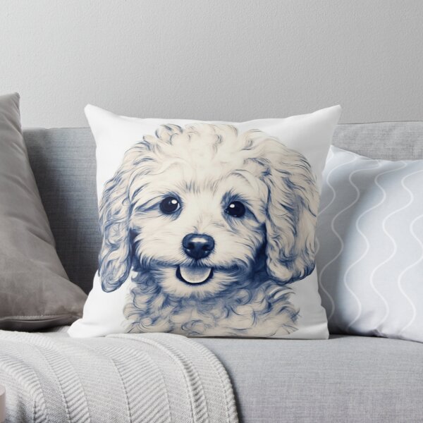 Custom Pet Pillow (Watercolor Portrait)