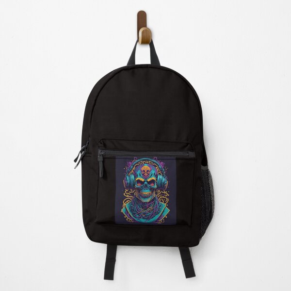 Item preview, Vibrant Beats: Colorful Skull with Headphones designed and sold by Angelle55.