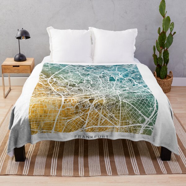Item preview, Frankfurt Germany City Map designed and sold by ArtPrints.