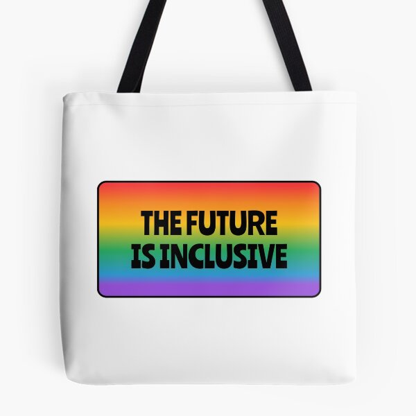 Item preview, The Future Is Inclusive LGBT pride gay Queer rainbow designed and sold by Inspirationmotivation.