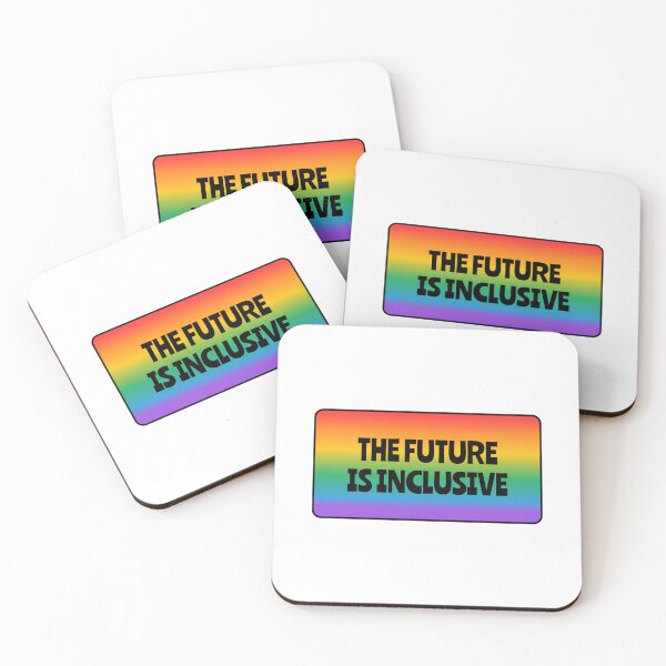 Item preview, The Future Is Inclusive LGBT pride gay Queer rainbow designed and sold by Inspirationmotivation.