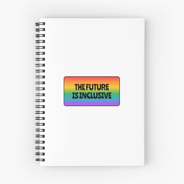 Item preview, The Future Is Inclusive LGBT pride gay Queer rainbow designed and sold by Inspirationmotivation.