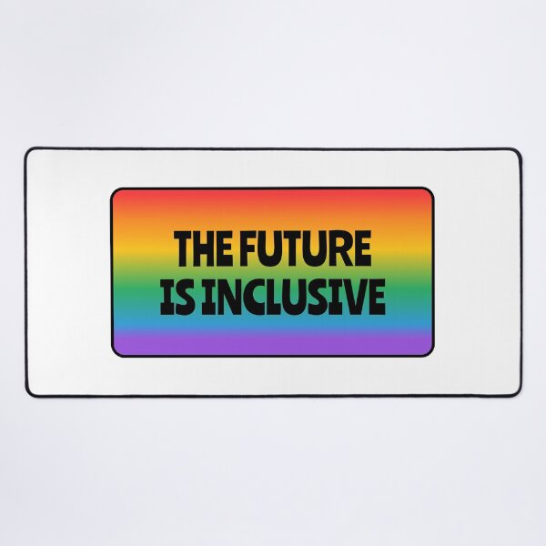 Item preview, The Future Is Inclusive LGBT pride gay Queer rainbow designed and sold by Inspirationmotivation.