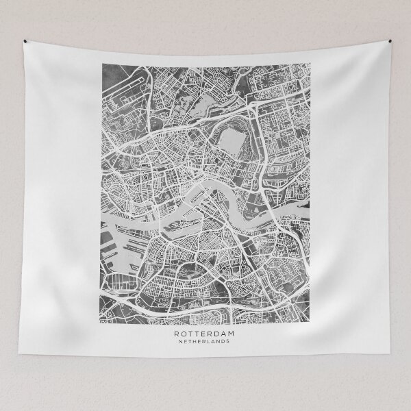 Item preview, Rotterdam Netherlands City Map designed and sold by ArtPrints.