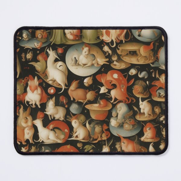 Item preview,  A twisted landscape in Hell with Demons and Fallen angels after Hieronymus Bosch designed and sold by Vintage Designs +.