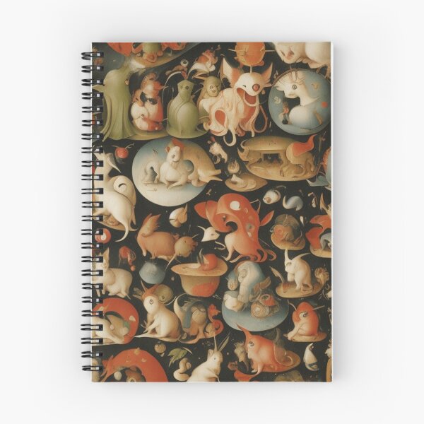 Item preview,  A twisted landscape in Hell with Demons and Fallen angels after Hieronymus Bosch designed and sold by Vintage Designs +.