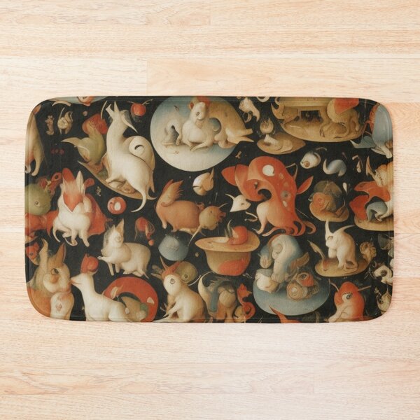 Item preview,  A twisted landscape in Hell with Demons and Fallen angels after Hieronymus Bosch designed and sold by Vintage Designs +.