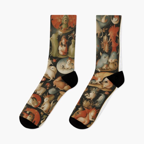 Item preview,  A twisted landscape in Hell with Demons and Fallen angels after Hieronymus Bosch designed and sold by Vintage Designs +.