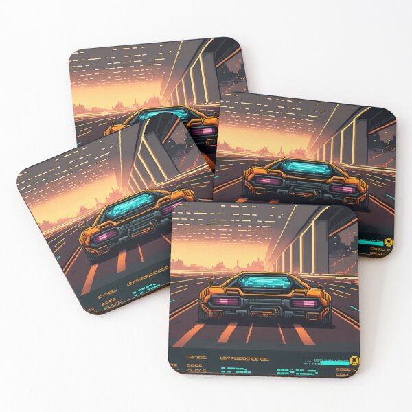 Item preview, Vintage Car Speed - Retro Game Enthusiasts' Delight designed and sold by BubbleSpy.